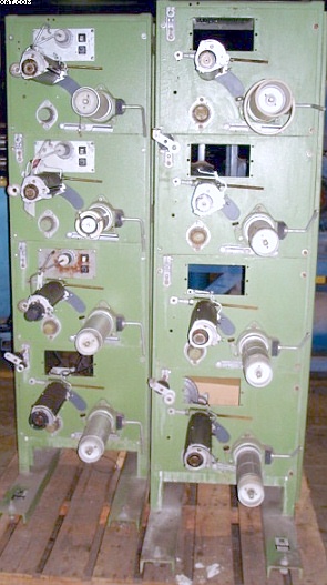 SAHM 260 Take-Up Winder, 4 spindles each, 1988 yr,